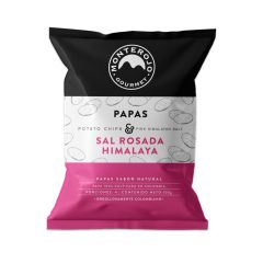 Papas Monterojo Gourmet Sabor A Sal Rosada Himalaya x 100gr