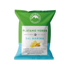 Plátano Verde Monterojo Gourmet Con Sal Marina X 100gr