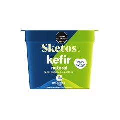 Bebida Láctea Kéfir Sketos Semidescremado Sabor Natural Con Stevia X 120gr