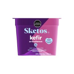 Bebida Láctea Kéfir Sketos Semidescremado Sabor Arándanos Con Stevia X 120gr