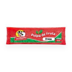 Pulpa De Fruta La Vaquita Fresa x 500gr