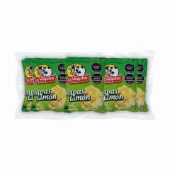 Papas La Vaquita Sabor A Limón x 150gr x 6 Uniddes