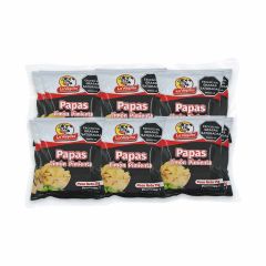 Papas La Vaquita Sabor A Limón Pimienta x 300gr x 12 Unidades
