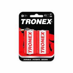 Pila Tronex Manganeso Tipo D Blíster x 2 Unidades