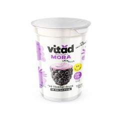 Bebida Láctea Vitad Sabor A Mora Vaso X 150gr A Base De Yogurt Entero Cremosito