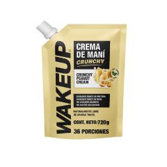 Crema De Maní Wakeup Crunchy Doypack X 720gr