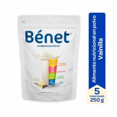 Alimento Benet 250g 5p Vainilla