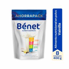 Alimento Benet 400g 8p Vainilla Ahorra P