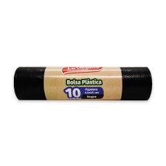 Bolsa Plástica Tipo Papelera La Vaquita Negra 43x45cm x 10 Unidades