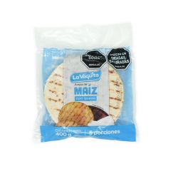 Arepas De Maíz Con Queso Vaquita X 400gr X 5 Unidades