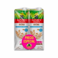 Bebida De Avena Nature's Heart Sin Azúcar Tetra x 946ml x 2 Unidades Precio Especial