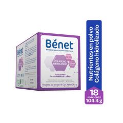 Alimento En Polvo Bénet Colágeno Hidrolizado Con Vitamina A, C, B6, E Y Selenio X 104,4gr