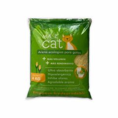 Arena Sanitaria Para Gatos Maíz Cat X 4000gr Ecológica