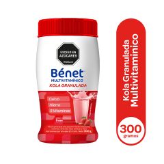 Kola Granulada Bénet Multivitamínico Sabor A Fresa X 300gr