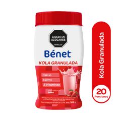 Kola Granulada Bénet Multivitamínico Sabor A Fresa X 300gr
