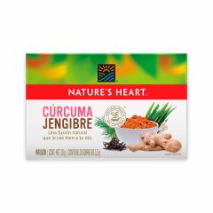 Aromáticas Nature's Heart Cúrcuma Y Jengibre x 30gr x 20 Sobres