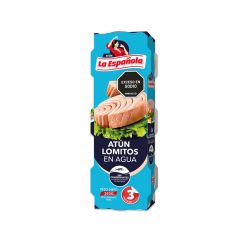 Atún La Española Lomitos En Agua x 80gr x 3 Unidades