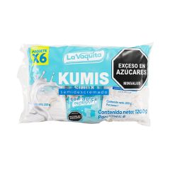Kumis La Vaquita Bolsa X 200gr X 6 Unidades