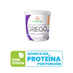 Yogurt Griego San Marín Entero Sabor Natural Sin Dulce X 150gr