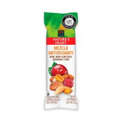 Mezcla Antioxidante Nature's Heart Maní, Arándano, Maíz Y Almendras x 35gr