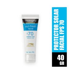Protector Solar En Crema Neutrogena Fps 70 Sun Fresh Tubo X 40gr