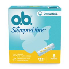 Tampones O.B. Original Tipo Medio x 8 Unidades