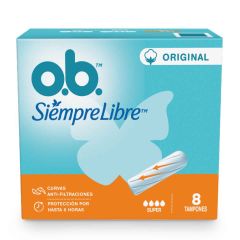 Tampones O.B. Original Tipo Súper x 8 Unidades