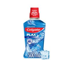 Enjuague Bucal Colgate Plax Ice Sabor Intenso X 500ml