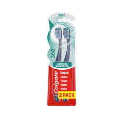 Cepillo De Dientes Colgate 360 Suave x 2 Unidades Precio Especial