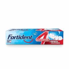 Crema Dental Fortident Cuatriacción Limpieza Profunda x 76gr