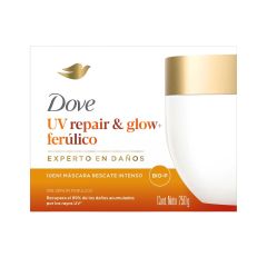 Máscara Capilar Dove Uv Repair Glow Ferúlico Experto En Daños X 250gr