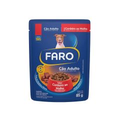 Alimento Faro Perro 85G Pouch Cordero Ad