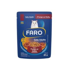Alimento Húmedo Para Gato Faro Adulto Sabor A Pollo En Salsa X 85gr
