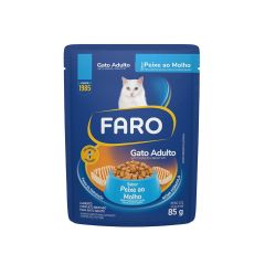 Alimento Húmedo Para Gato Faro Adulto Sabor A Pescado En Salsa X 85gr