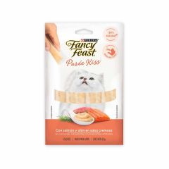 Alimento Húmedo Para Gato Fancy Feast Purina Pureee Kiss Salmón x 40gr