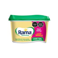 Esparcible Para Mesa Y Cocina Rama Con Sal Pague 850gr Lleve 1000gr