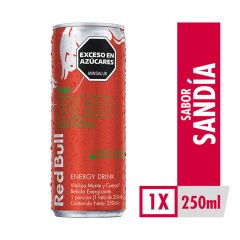 Bebida Energizante Red Bull Red Edition Sabor A Sandía Lata x 250ml