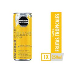 Bebida Energizante Red Bull Red The Yellow Edition Sabor Tropical Lata X 250ml