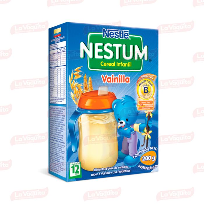 La Vaquita - Cereal Nestum Nestlé Sabor A Trigo, Banano Y Manzana Caja x  200gr