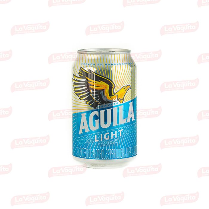 Cerveza Águila Light Lata x 330ml - La Vaquita