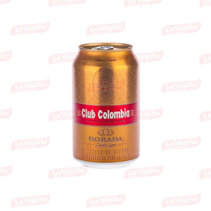 Cerveza Club Colombia Dorada Lata x 330ml - La Vaquita