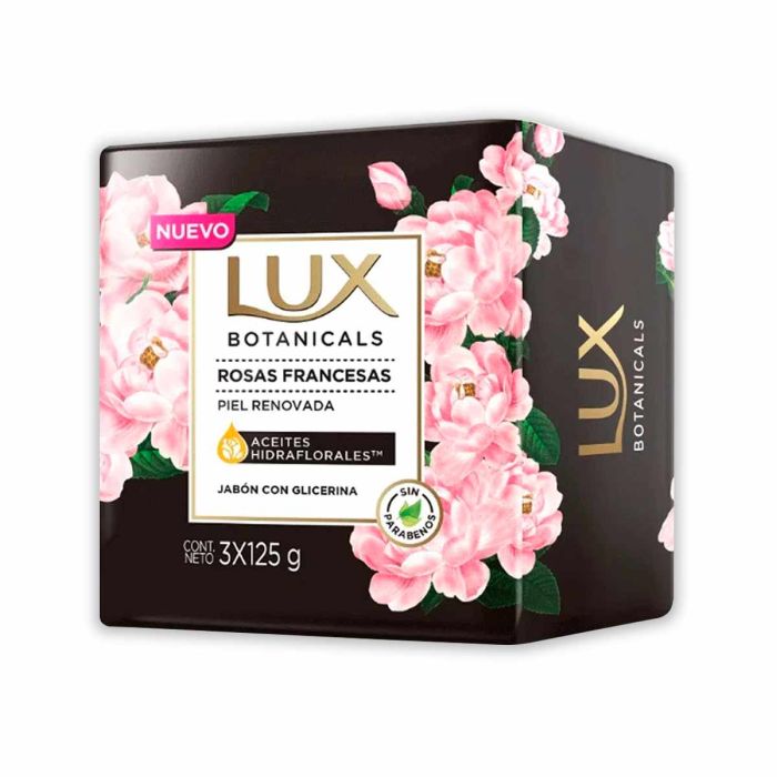 La Vaquita Jabon Lux 3u 125g Rosas Francesas