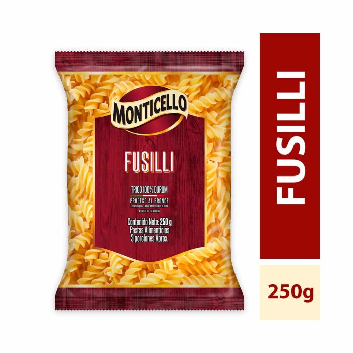 Pasta Monticello 250g Fusilli La Vaquita