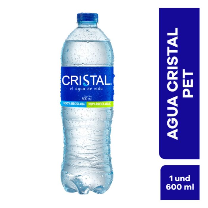Agua Botella Gas 600ml
