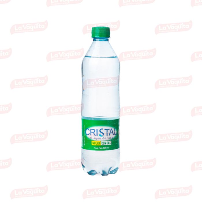 Agua Cristal con gas pet x600ml - Tiendas Metro