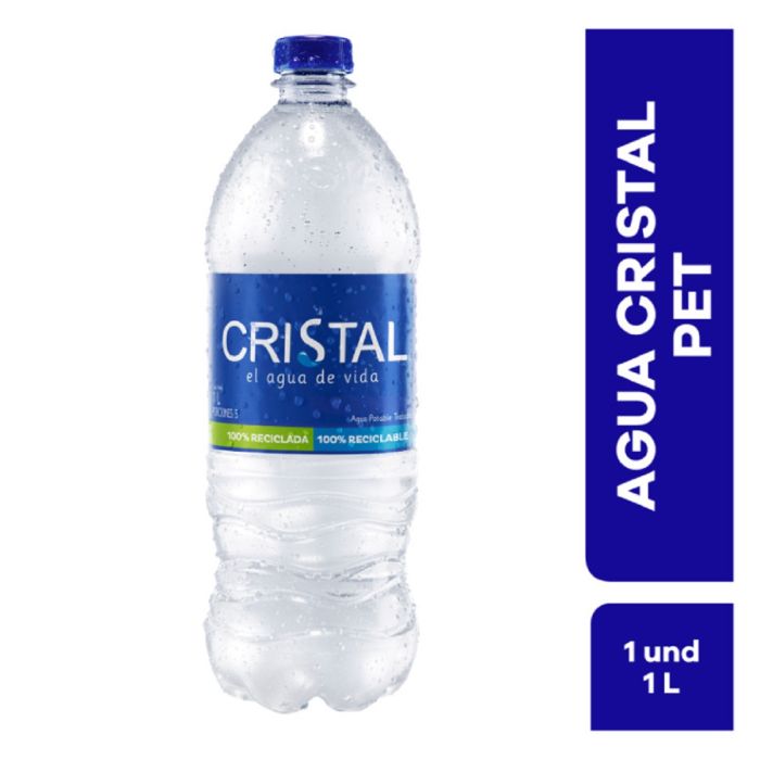 La Vaquita - Agua Cristal Sin Gas Pet x 1000ml