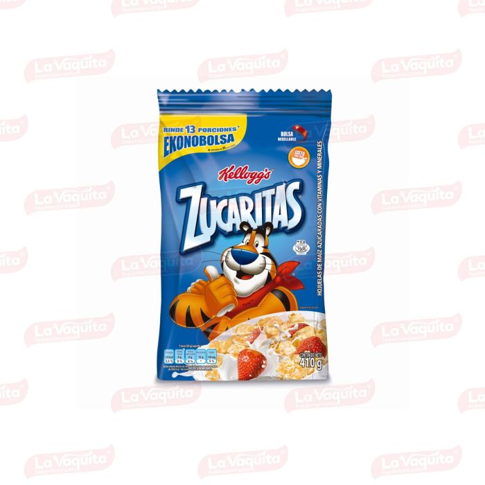Cereal Zucaritas Kellogg'S Bolsa x 410gr La Vaquita