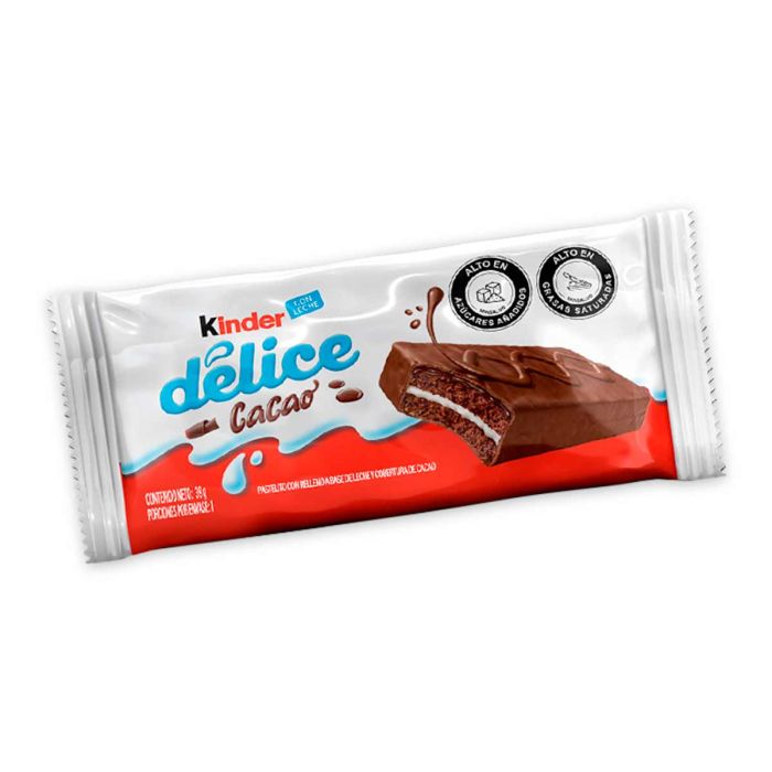 Pastel Kínder Delice Cacao x 39gr - La Vaquita