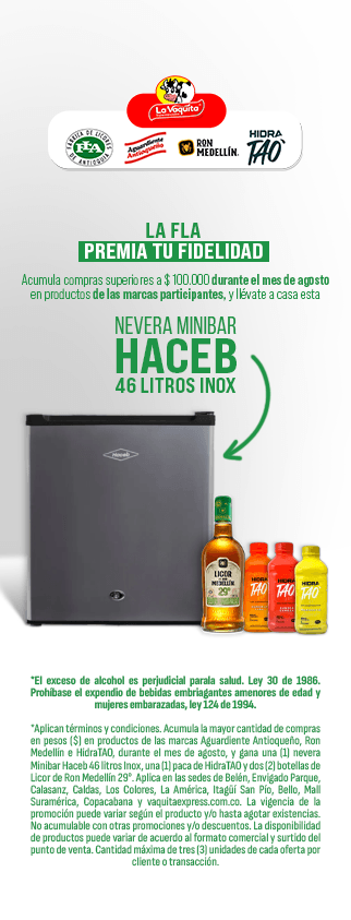 Hot Days solo el 15 y 16 de agosto de 2024, 20% de descuento en todo el portafolio Nutresa, solo en vaquitaexpress.com.co