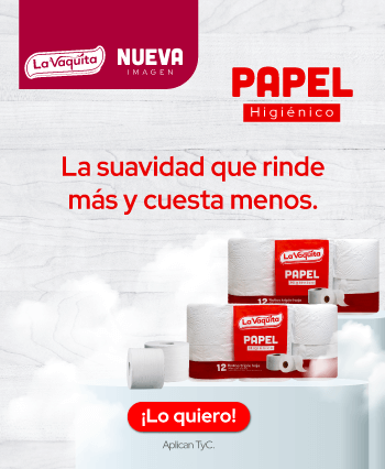 Nueva imagen, papel higiénico. La suavidad que rinde más y cuesta menos.